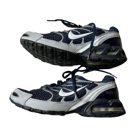 Nike Air Max shoes men's 7.5 Torch 4 Obsidian Blue Wolf Gray Running 343846-41 - Picture 2 of 7